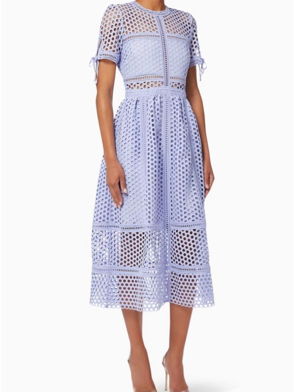 Self portrait eyelet dress